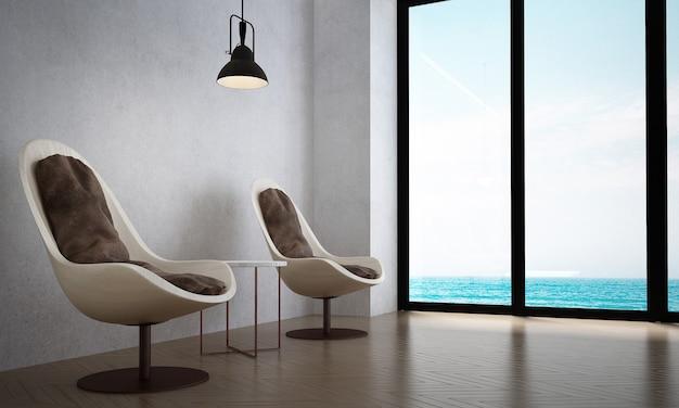 Luxuriöser Beratungsraum mit natürlichem Licht